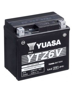 YTZ6V Yuasa batería moto. bateriasdemoto.com