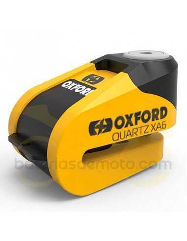 Bloqueio de motocicleta com alarme para disco de freio Oxford XA6