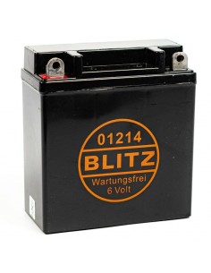 Bateria de gel para motocicleta 6V 12Ah Blitz 01214