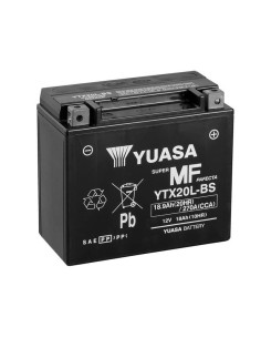 Batería YTX20L Yuasa AGM Preactivada