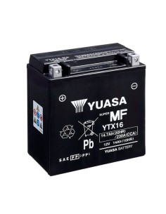 Bateria pré-ativada YTX16 Yuasa AGM